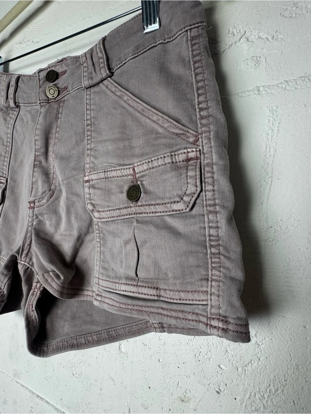 Pistola‎ Chester Cargo Shorts  Y2K Mauve Purple Brown Size Small 26